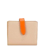 Beige Leather Celine Wallet