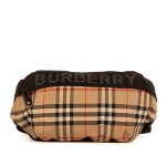 Beige Canvas Burberry Belt Bag