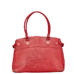 Red Leather Louis Vuitton Passy