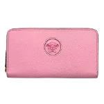 Pink Leather Versace Wallet