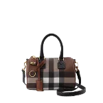 Brown Canvas Burberry Handbag