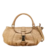 Beige Leather Max Mara Handbag