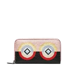 Pink Leather Fendi Wallet