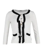 White Cotton Moschino Cardigans