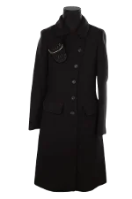 Black Wool Prada Coat