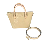 Beige Fabric Louis Vuitton Handbag