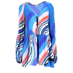 Multicolor Silk Emilio Pucci Top