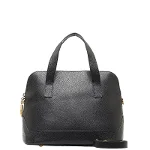 Black Leather Celine Handbag