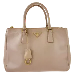 Pink Leather Prada Galleria Bag