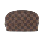 Brown Canvas Louis Vuitton Cosmetic Pouch