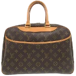 Brown Canvas Louis Vuitton Deauville 