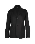 Black Cotton A.P.C. Blazer