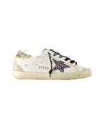 White Leather Golden Goose Sneakers