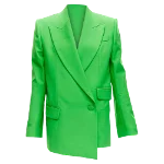 Green Wool Alexander McQueen Jacket