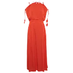 Orange Fabric Tory Burch Dress