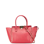 Pink Leather Valentino Handbag