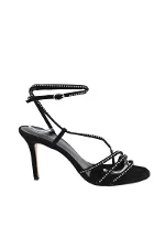 Black Leather Isabel Marant Heels