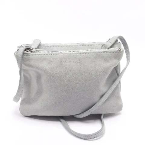 Grey Leather Coccinelle Crossbody Bag