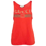 Red Fabric Gucci Top