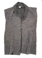 Grey Wool Armani Collezioni Cardigan