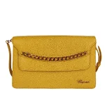Yellow Leather Chopard Shoulder Bag