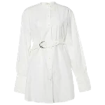 White Cotton Celine Dress