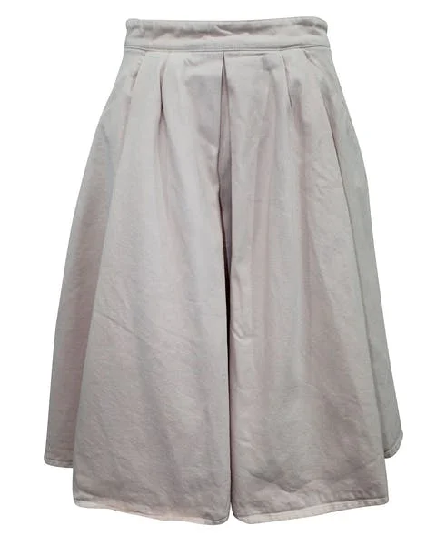 White Cotton Prada Skirt