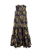 Yellow Polyester Mulberry Dress