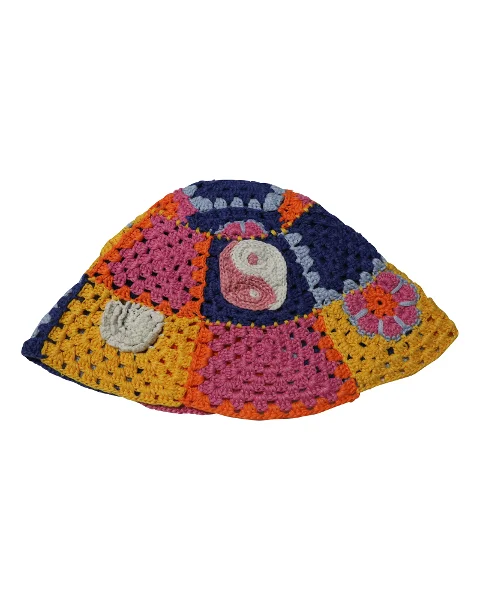 Multicolor Fabric Staud Hat