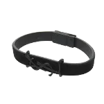 Black Suede Yves Saint Laurent Bracelet