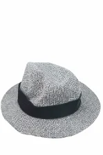 Grey Fabric Ba&sh Hat