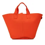 Orange Canvas Hermès Handbag