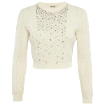 Beige Knit Miu Miu Sweater