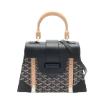 Black Canvas Goyard Handbag