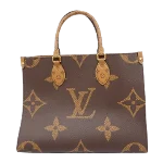 Brown Fabric Louis Vuitton Onthego