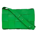 Green Leather Bottega Veneta Crossbody Bag