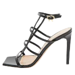 Black Leather Gianvito Rossi Sandals