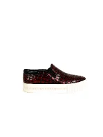 Burgundy Leather Ash Sneakers