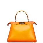 Orange Leather Fendi Peekaboo