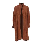 Brown Suede Fendi Coat