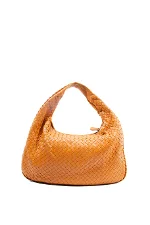 Orange Leather Bottega Veneta Hobo Bag