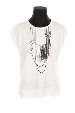 White Cotton Pinko Top