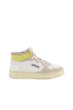 Beige Leather Autry Sneakers