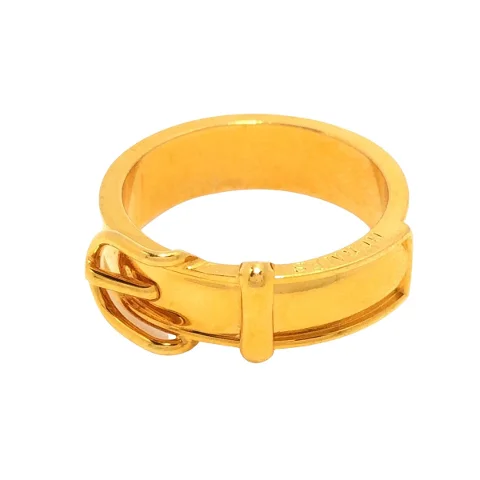 Gold Metal Hermès Ring
