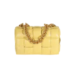 Yellow Leather Bottega Veneta Cassette Bag