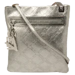 Grey Leather Versace Crossbody Bag