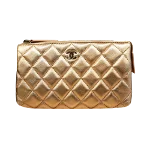 Pink Rose Gold Chanel Pouch