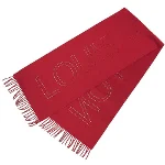 Red Cashmere Louis Vuitton Scarf