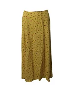Yellow Fabric Reformation Skirt