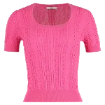 Pink Wool Erdem Top